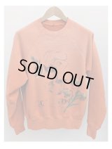 【KHOKI(コッキ)】Vintage finished sweatshirt/ Orange