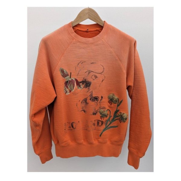 画像1: 【KHOKI(コッキ)】Vintage finished sweatshirt/ Orange