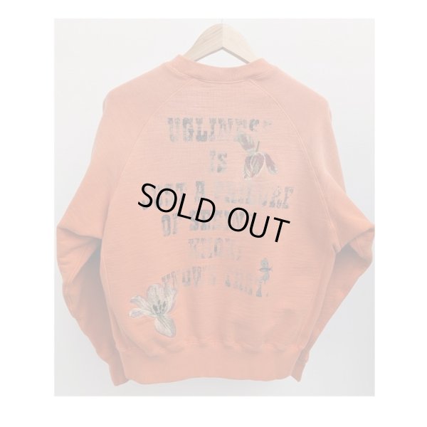 画像2: 【KHOKI(コッキ)】Vintage finished sweatshirt/ Orange