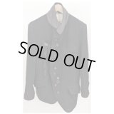 【KHOKI(コッキ)】Washed wool jacket/ Black