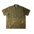 画像1: 【DIOMENE(ディオメン)】EMBROIDERED SHORT SLEEVE SHIRT/ MUSC (1)