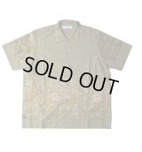 【DIOMENE(ディオメン)】EMBROIDERED SHORT SLEEVE SHIRT/ MUSC