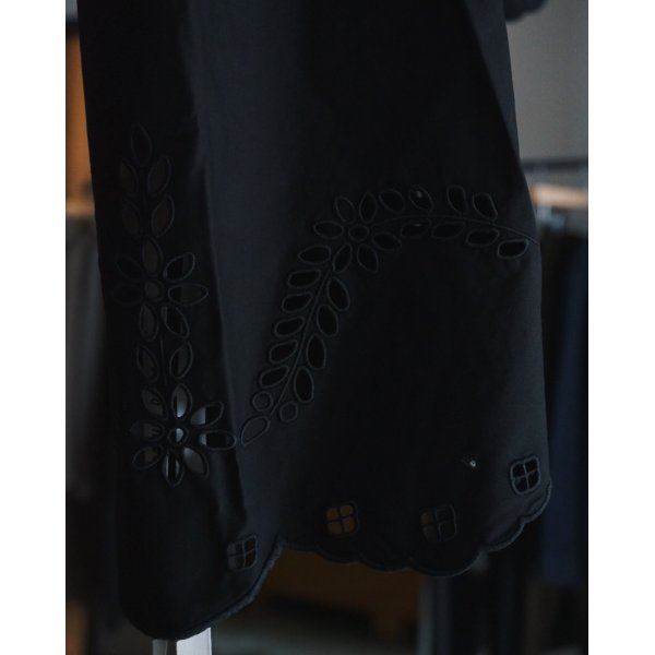 画像5: 【DIOMENE(ディオメン)】EMBROIDERED SHORT SLEEVE SHIRT/ METEORITE