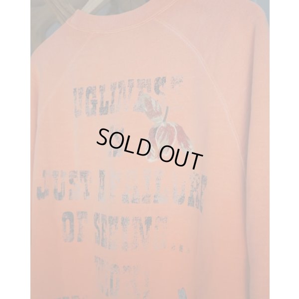画像4: 【KHOKI(コッキ)】Vintage finished sweatshirt/ Orange