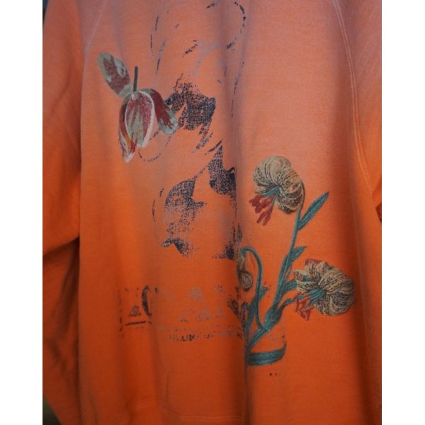 画像3: 【KHOKI(コッキ)】Vintage finished sweatshirt/ Orange