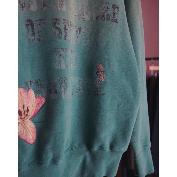 画像3: 【KHOKI(コッキ)】Vintage finished sweatshirt/ Green