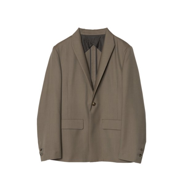 画像1: 【IRENISA(イレニサ)】MODIFIED SHAWL COLLAR JACKET/ MOCHA BEIGE