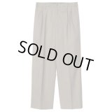 【IRENISA(イレニサ)】TWO TUCKS WIDE TROUSERS/ MOCHA BEIGE