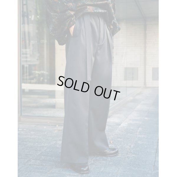 画像4: 【IRENISA(イレニサ)】BUGGY TROUSERS/ BLUE GRAY