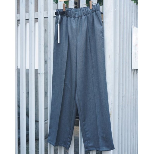 画像1: 【REVERBERATE(リバーバレイト)】BELTED TROUSERS TYPE3/ GRAY