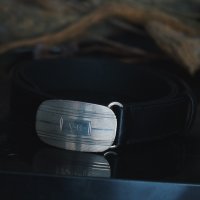 【Rosaria Product(ロザリアプロダクト)】Vintage Buckle Belt “TIFFANY&CO” -V.H-/ Black