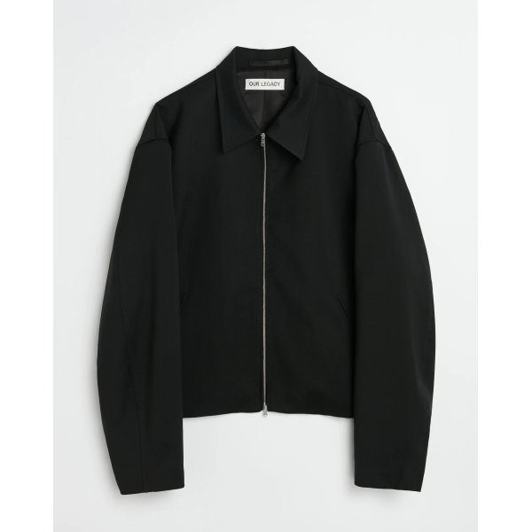 画像1: 【OUR LEGACY(アワーレガシー)】MINI JACKET/ Black Worsted Wool