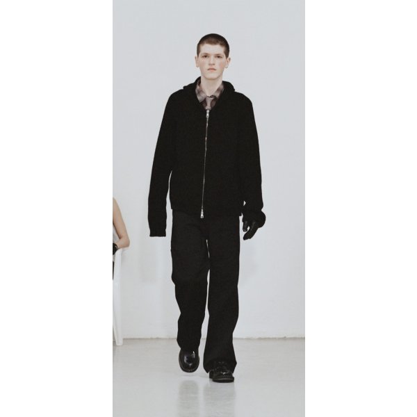 画像3: 【OUR LEGACY(アワーレガシー)】FULL ZIP HOOD/ Black Hairy Wool