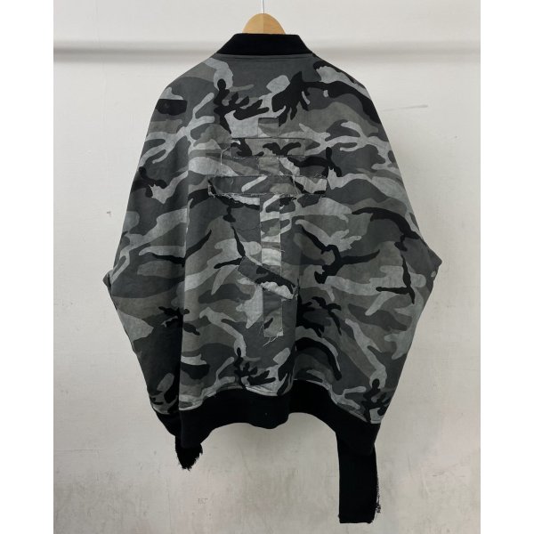 画像2: 【LES SIX(レシス)】Blessed bomber/ Snowcamo dyed