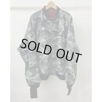 【LES SIX(レシス)】Blessed bomber/ Snowcamo dyed