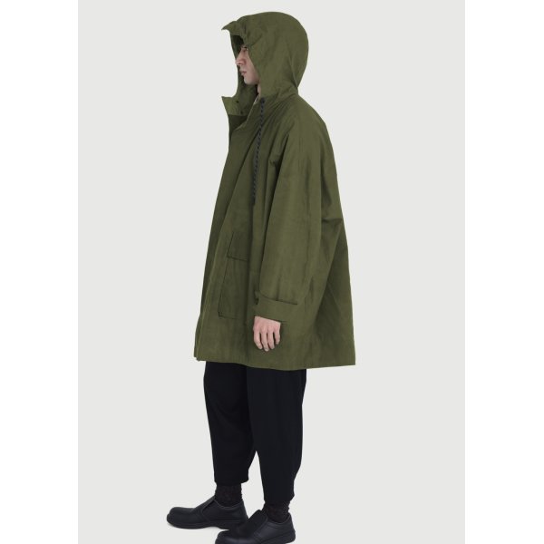 画像3: 【toogood(トゥーグッド)】THE WAYFINDER COAT/ WAX COTTON/ MOSS