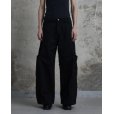 画像1: 【Omar Afridi(オマールアフリディ)】PANELLED BONTAN TROUSERS/ BLACK (1)