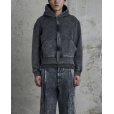 画像1: 【Omar Afridi(オマールアフリディ)】SHABBY FULL ZIP HOODIE/ SHABBY GREY (1)