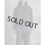 【Omar Afridi(オマールアフリディ)】SHABBY FULL ZIP HOODIE/ SHABBY GREY