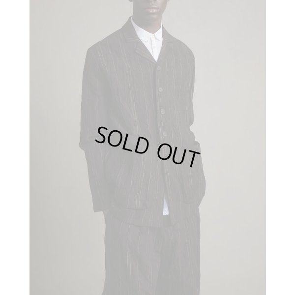 画像4: 【toogood(トゥーグッド)】THE PHOTOGRAPHER JACKET/ CRUNPLED STRIPE/ WALNUT