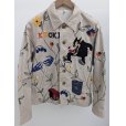 画像1: 【KHOKI(コッキ)】Hand embroidery jacket/ Beige (1)