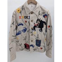 【KHOKI(コッキ)】Hand embroidery jacket/ Beige