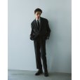 画像2: 【HEUGN(ユーゲン)】“Aaron” TAPPERD 2P TROUSERS Houdstooth- Olive (2)