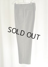 【HEUGN(ユーゲン)】“Aaron” TAPPERD 2P TROUSERS Houdstooth- Olive