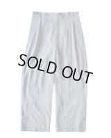 【O'DEM(オデム)】“Triangle” Wide trousers/ GRAY