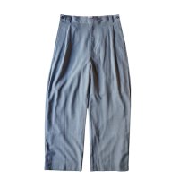 【O'DEM(オデム)】“Triangle” Wide trousers/ GRAY