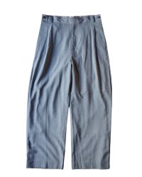 【O'DEM(オデム)】“Triangle” Wide trousers/ GRAY