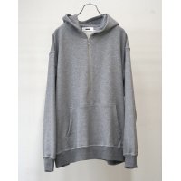 【REVERBERATE(リバーバレイト)】HALF ZIP HOODY/ GRAY