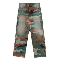 【FAF(エフエーエフ)】CAMO AGED DENIM PANTS/ CAMO