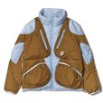 画像1: 【FAF(エフエーエフ)】NEWCOMMUNE DOWN JACKET/ BLUE (1)