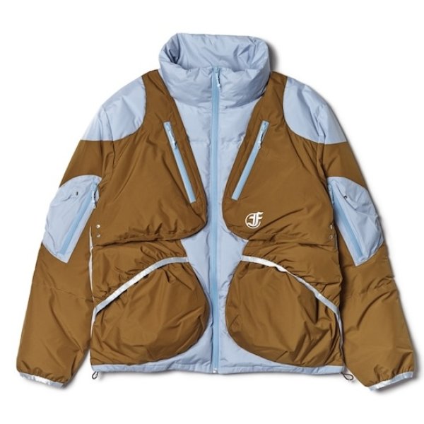 画像1: 【FAF(エフエーエフ)】NEWCOMMUNE DOWN JACKET/ BLUE