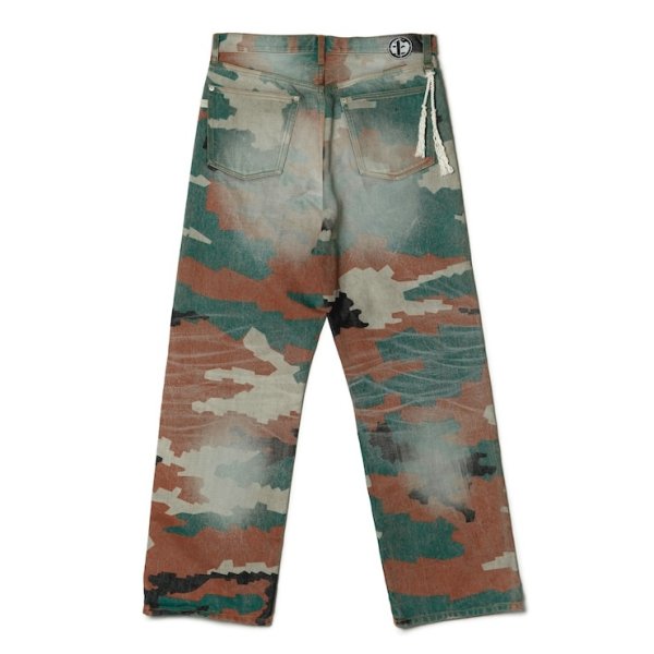 画像2: 【FAF(エフエーエフ)】CAMO AGED DENIM PANTS/ CAMO