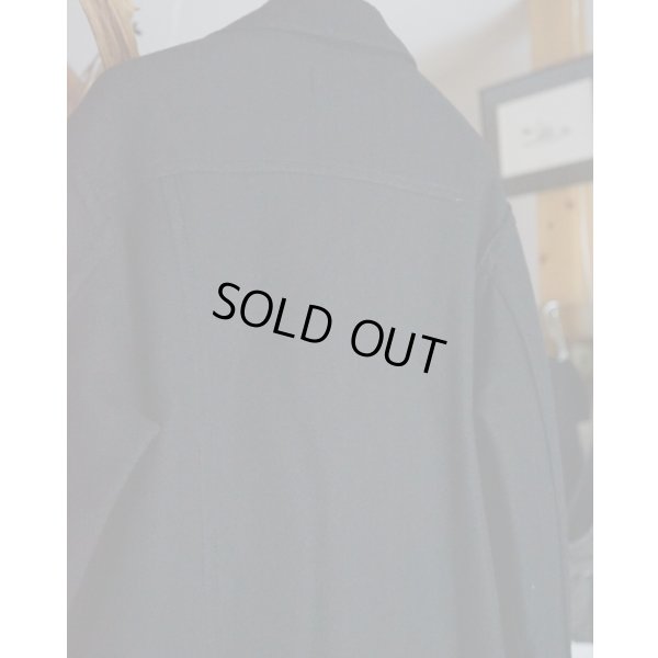 画像6: 【ensou.(エンソウ)】Patched Knit Jacket / Black×Black