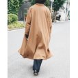 画像1: 【GABRIELA COLL GARMENTS(ガブリエラコールガーメンツ)】LORO PIANA HEAVY WOOL BREASTED COAT/ CAMEL (1)