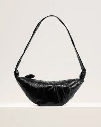 【LEMAIRE(ルメール)】MEDIUM CROISSANT BAG (COATED COTTON)/ BLACK