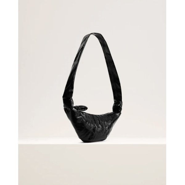 画像3: 【LEMAIRE(ルメール)】SMALL CROISSANT BAG (COATED COTTON)/ BLACK