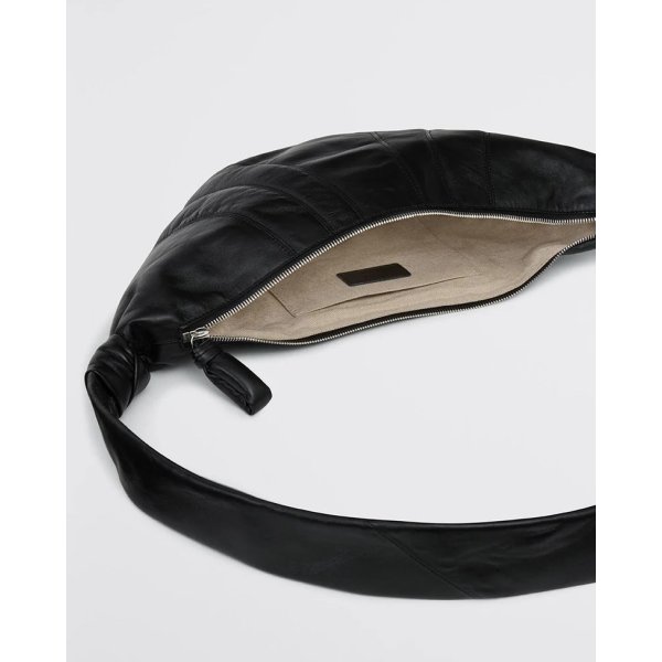 画像4: 【LEMAIRE(ルメール)】MEDIUM CROISSANT BAG SOFT NAPPA LEATHER/ BLACK