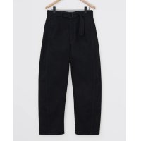 【LEMAIRE(ルメール)】TWISTED BELTED PANTS/ HEAVY BLACK DENIM