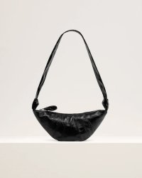 【LEMAIRE(ルメール)】SMALL CROISSANT BAG (COATED COTTON)/ BLACK