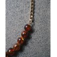 画像2: 【m's braque(エムズブラック)】DEADSTOCK CRACKED BEADS NECKLACE/ NATURAL×METAL (2)