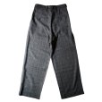 画像2: 【m's braque(エムズブラック)】TUCKED BAGGY PANTS/ GLEN CHECK (2)