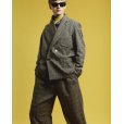 画像6: 【m's braque(エムズブラック)】TUCKED BAGGY PANTS/ GLEN CHECK