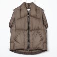 画像1: 【paratrait(パラトレイト)】 MEMBRANE SHELL DOWN VEST/ BROWN (1)