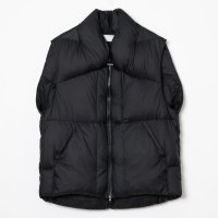 【paratrait(パラトレイト)】 MEMBRANE SHELL DOWN VEST/ BLACK