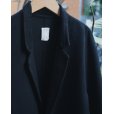 画像2: 【seya.(セヤ)】DOUBLE FACE CHRIS HALF COAT/ CASHMERE BLENDED MERINO WOOL/ BLACK (2)