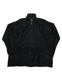 【seya.(セヤ)】VOYAGE OVER SHIRT/ DOWNY VELVET/ FOG